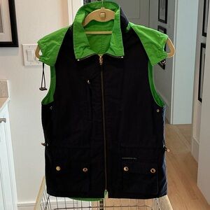 Ralph Lauren Double RL Black and Green Vest